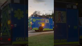 *BRAND NEW* Deer-Grove Medic 78 Responding Code 1 #firefighters #ems #fireapparatus