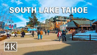 [4K] South Lake Tahoe - California - Walking Tour