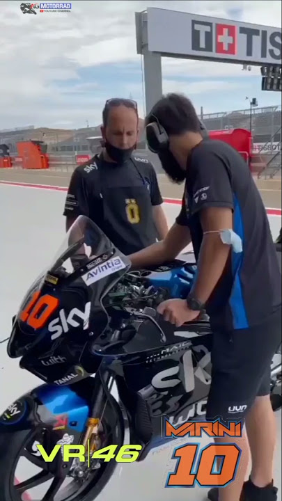 First Desmosedici gp bike luca marini vr46 racing #lucamarini #vr46racing #desmosedicigp