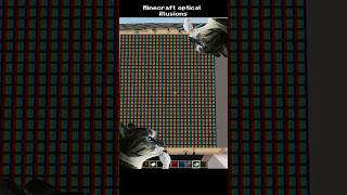 Minecraft optical illusions #minecraft