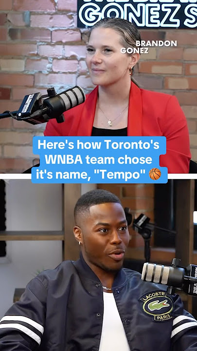 Here's how Toronto's WNBA team chose it's name, 'Tempo' 🏀
