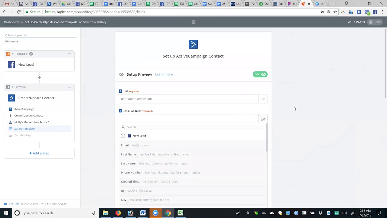 How to Integrate Facebook Lead Ads with Active Campaign Using Zapier ...