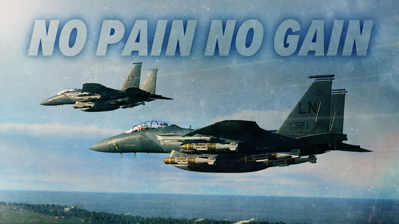 F-15E Strike Eagle: Удар в тылу врага. Полный игровой процесс 4K | DCS World