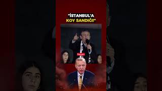 Özgür Özelden Erdoğana Cesaretin Varsa İstanbula Gel Koy Sandığı