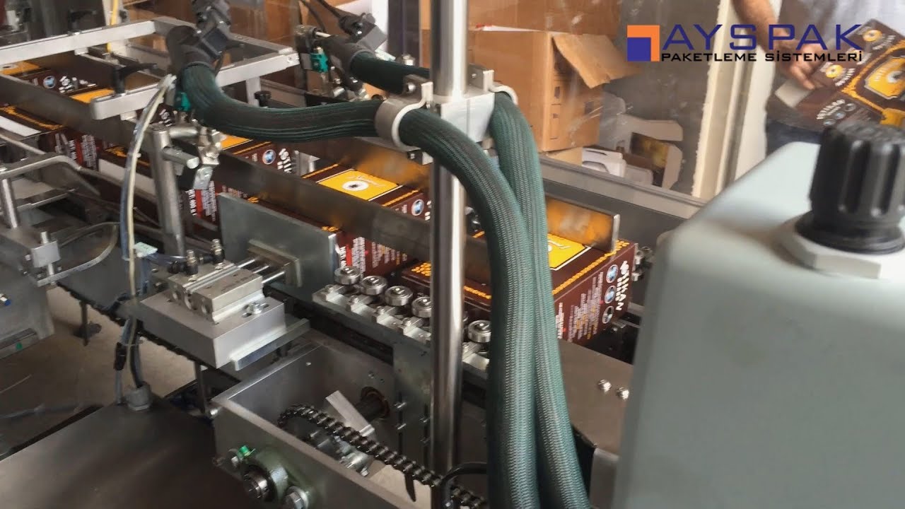 AYSPAK ( Esnek Paket) Çay  Kutulama Makinesi / (Flexible Packing) Tea Cartoner