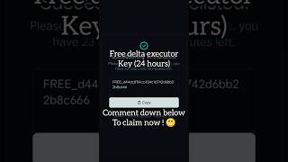 how to get delta executor key | Free delta executor key #roblox #deltaexecutor2025 #robloxgames