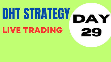 DHT strategy live trading day 29 High accuracy option buying strategy on tradetron algo