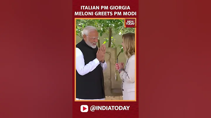 Italian PM Giorgia Meloni Greets PM Narendra Modi | G7 Summit 2024 | #indiatoday