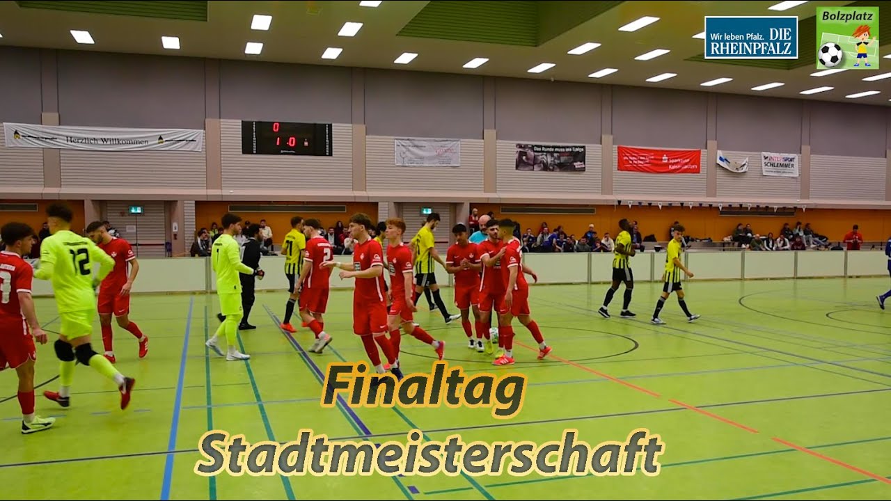 Finale 42. DIE RHEINPFLZ Hallenfußball Stadtmeisterschaft Kaiserslautern