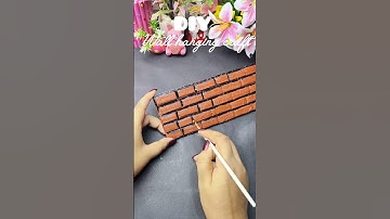 Cardboard Wall hanging decor ❤️ #diy #craft #handmade #trending #yt #craftideas #wallhanging #shorts