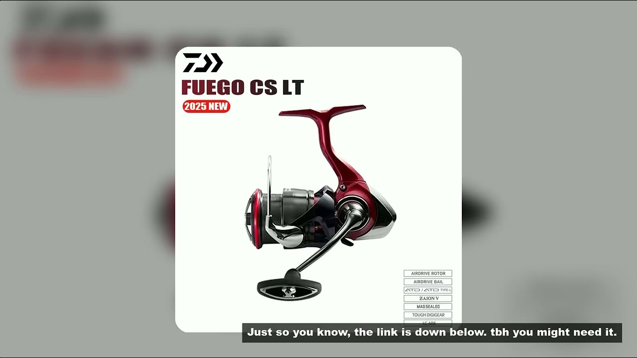 DAIWA 2025 New FUEGO CS LT Spinning Reel 5.3/5.7/6.2:1 175-325g