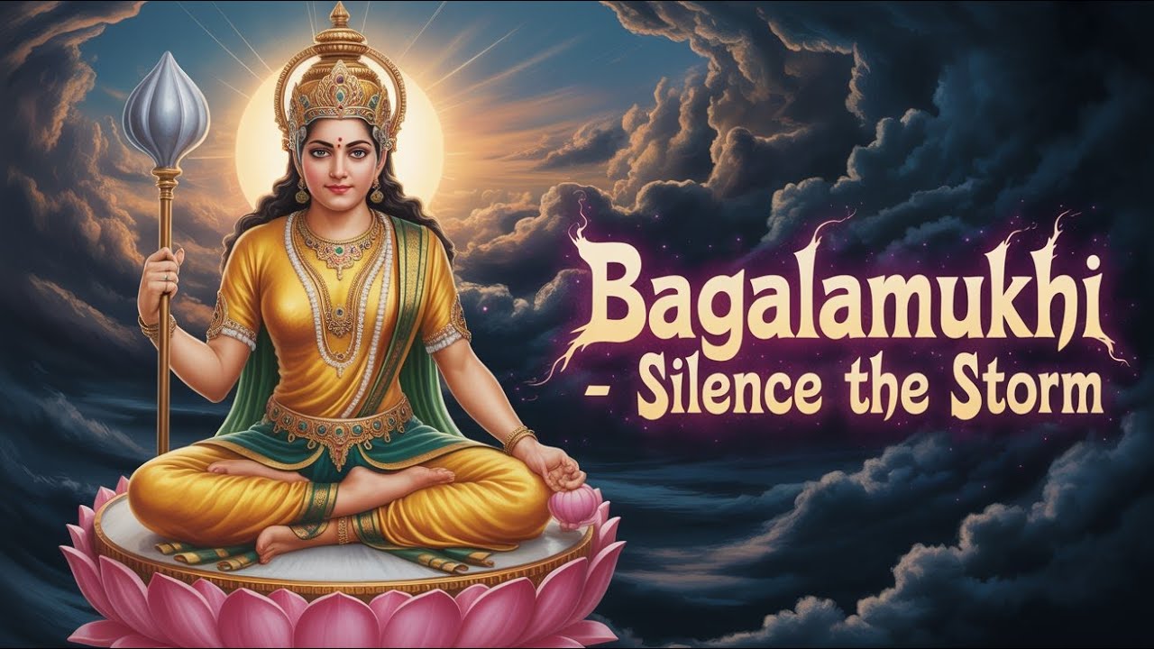 🔱 Bagalamukhi - Silence the Storm | Sanskrit-English Fusion Mantra Song for Inner Power 🔱 Bagalamukhi - Silence the Storm | Sanskrit-English Fusion Mantra Song for Inner Power