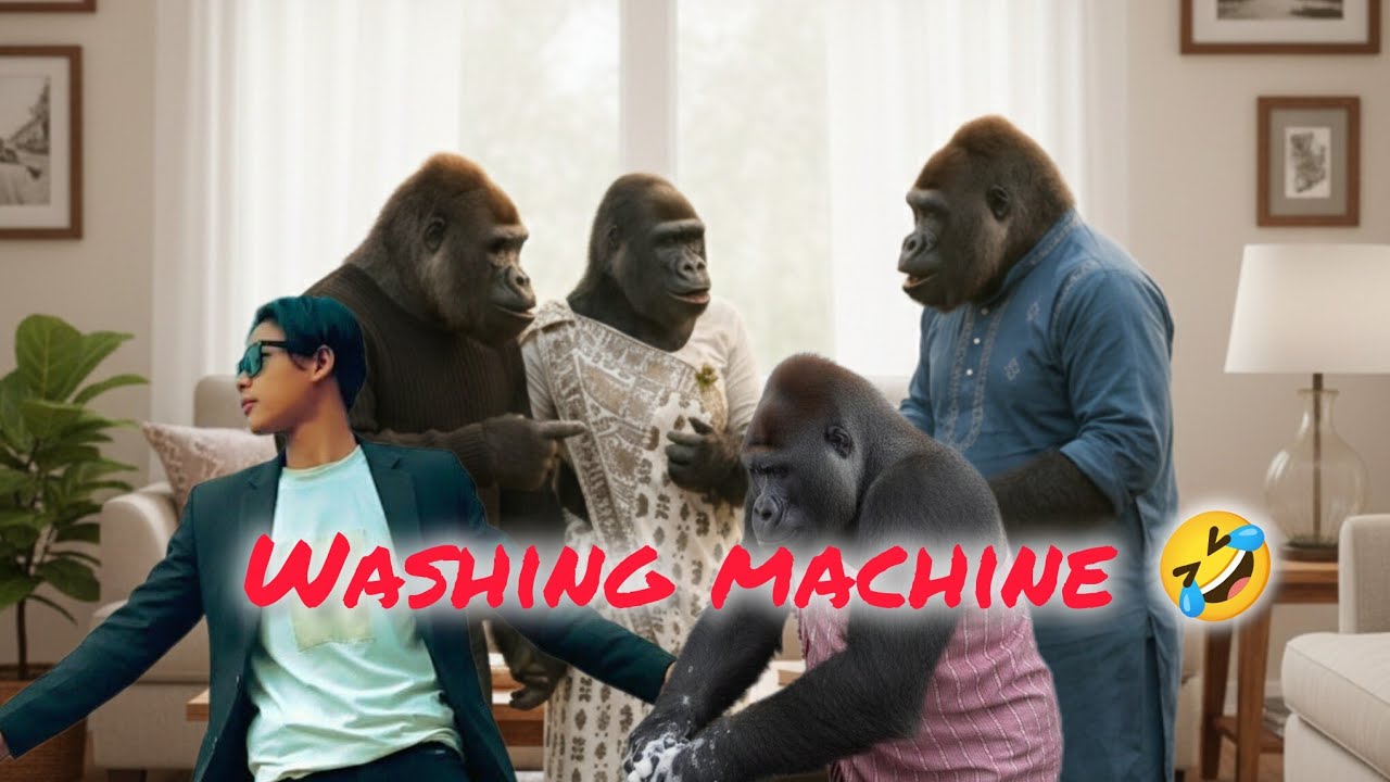 Washing machine 🤣😁 // karbi funny video @ALONKARBI-123p 