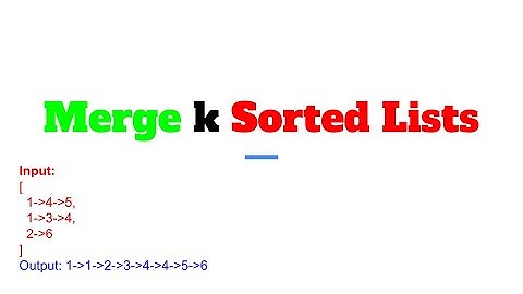 Merge K Sorted Lists