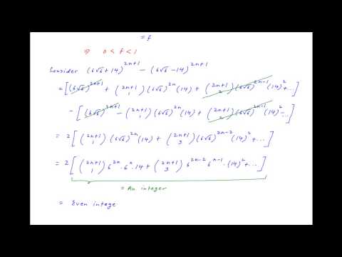 Show that NF=20^(2n+1),