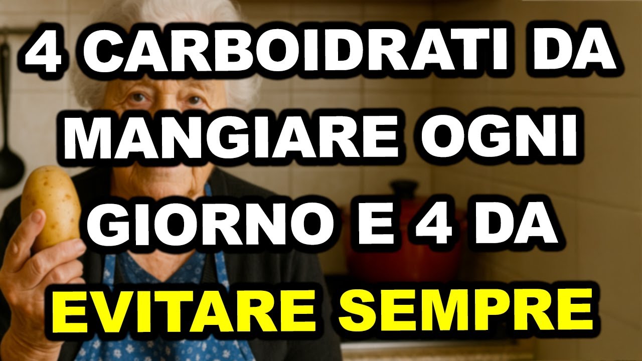 ANZIANI: 4 carboidrati che DEVI mangiare ogni giorno e 4 che NON ...