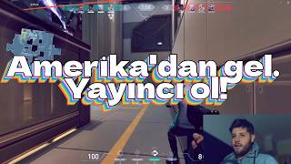 Amerika'dan gel YAYINCI OL! #Valorant vol.1 Test Yayını