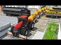 Railway Сrossing Train Сrashes #3 - Stopped on Rails - Beamng drive