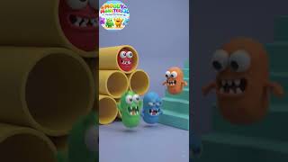 "Cute monsters ka mood flip! From 🤬 to 🥰 in 5 seconds! #Claymation #Trending"