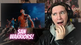 DANCER REACTS TO [Special Clip] ATEEZ SAN | Imagine Dragons 'Warriors' Performance Video