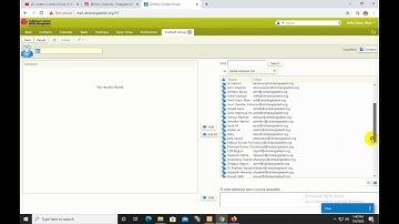 How to create a contact group in Zimbra mail | Creating a contact group in Zimbra
