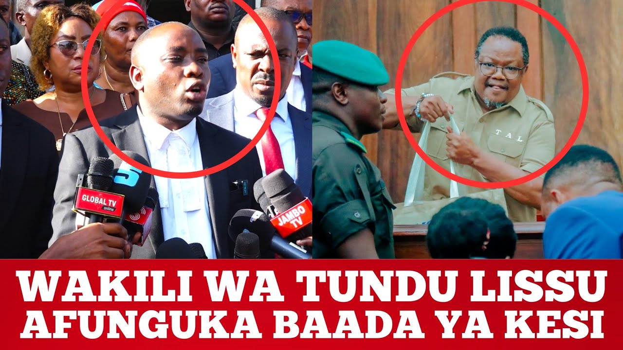 KESI YA TUNDU LISSU - WAKILI WAKE AZUNGUMZA MENGI KWA UCHUNGU BAADA YA KESI KUAHIRISHWA...