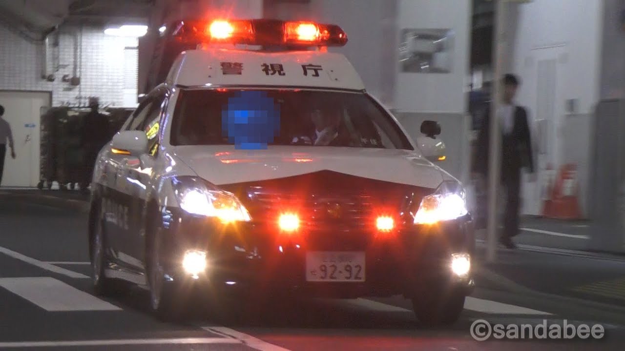 容疑者逮捕しパトカー緊急走行で連行。A police officer arresting a suspect. - YouTube