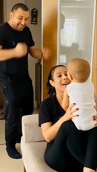 Papa or Mama? Cute Babies choose their love 😘 #papa #mama #funnybaby