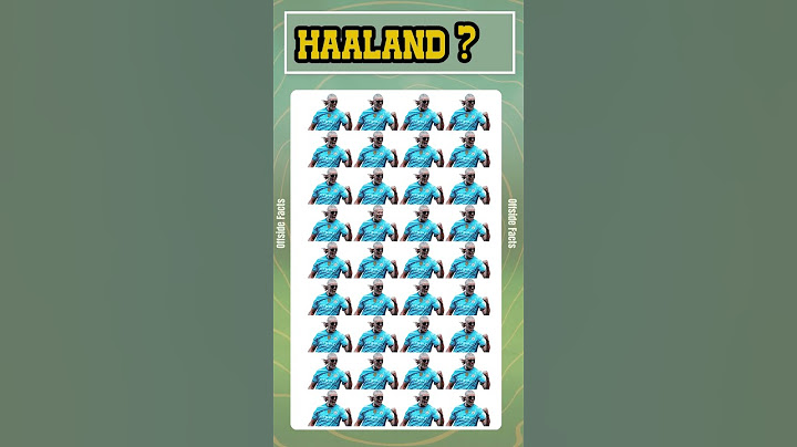 Can You Find MBAPPE or HAALAND ? 👍⚽#football #quiz