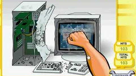 Bash the Computer Game - Destroying a Computer