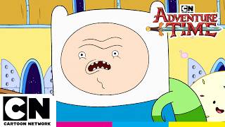 finn s biggest secret candy kingdom explosions adventure