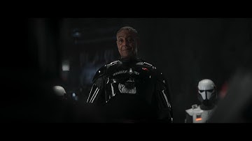 Moff Gideon arrive in Dark Trooper armor - The Mandalorian Season Three (2023)