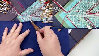Torchon Bobbin Lace Tutorial – Diamond Reflections Lace-A-Long Week 4: Finishing the Lace