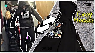 How To Make A Cropped Hoodiehow To Crop Your Hoodie Diy