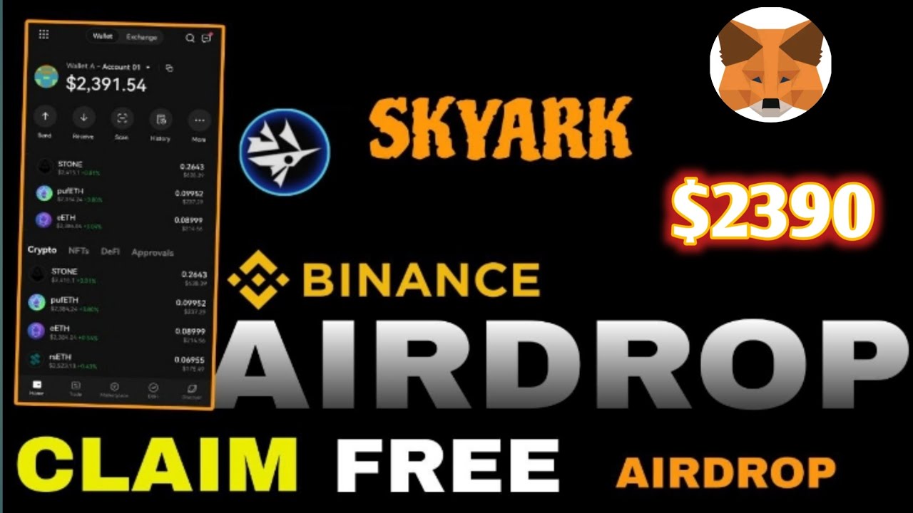 SkyArk Airdrop| SkyArk New Project Airdrop|Binance Listing Airdrop 