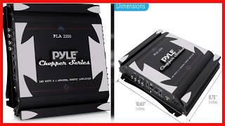 Pyle 1400W Dual Channel Car Amplifier Review: Powerful Sound Meets Compact Design