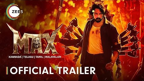 Max Official Trailer (Kannada) | ZEE5 | Kichcha Sudeep | Varalaxmi Sarathkumar | Vijay K | Watch Now