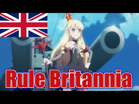 AMV Azur Lane Royal Navy Rule Britannia 