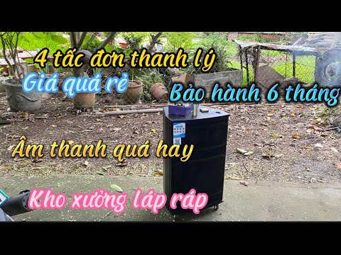 Video Loa kéo xưởng✅4 tấc đơn thanh lý víp 27✅miễn phí vận... - youtube