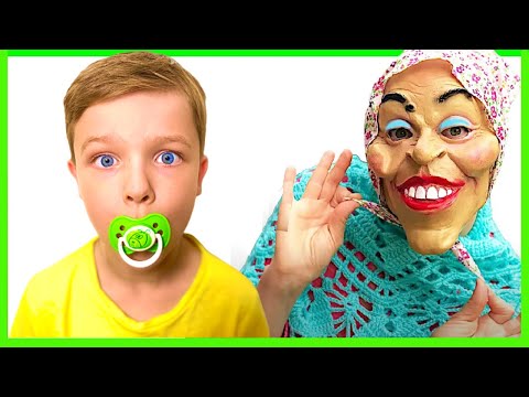 Няня и история забавных детей | Правила поведения для детей