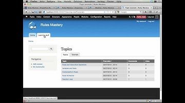 Rules Mastery 00 -- Site overview
