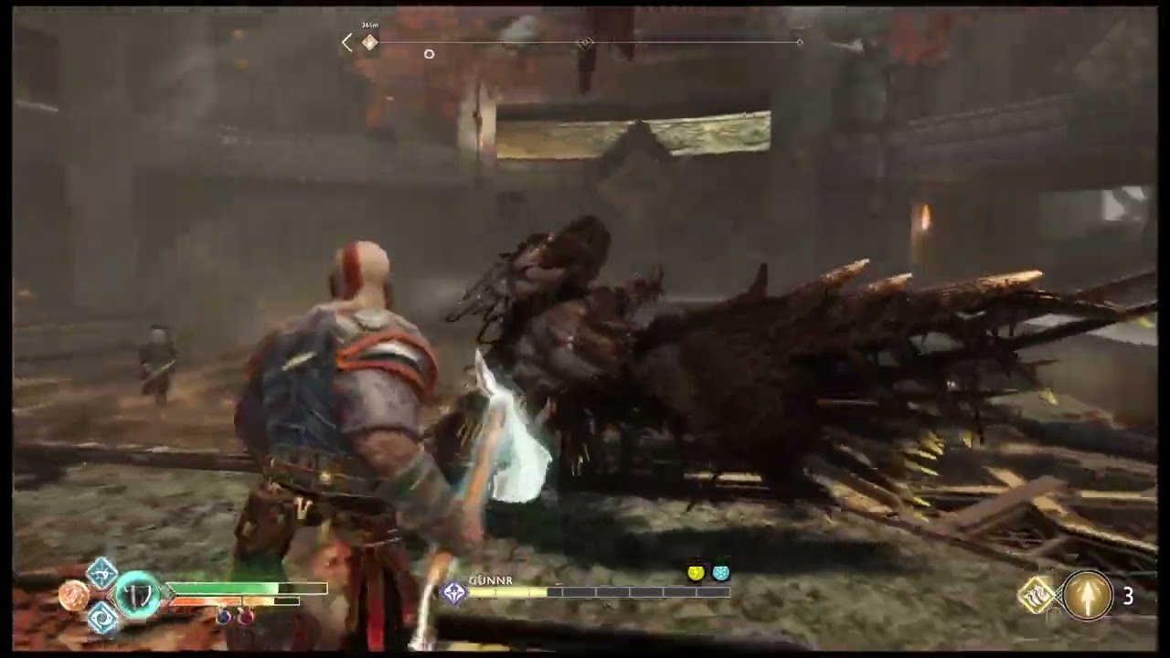 God of War Kratos VS Valkiria Gunner Ps4