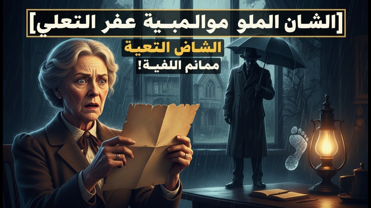 الآنسة ماربل والغريب ذو الحذاء الممطر والرسالة المخفية