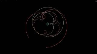 Three years of JPL Horizon data for near-sun planets with earth as the center.
