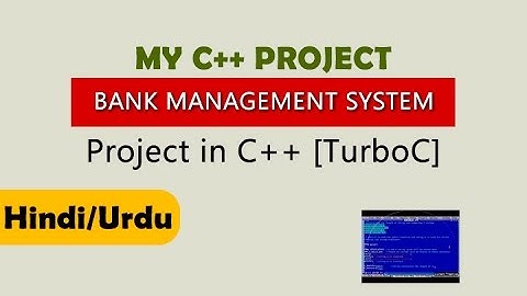 C++ project Bank Management System [Turbo C++]
