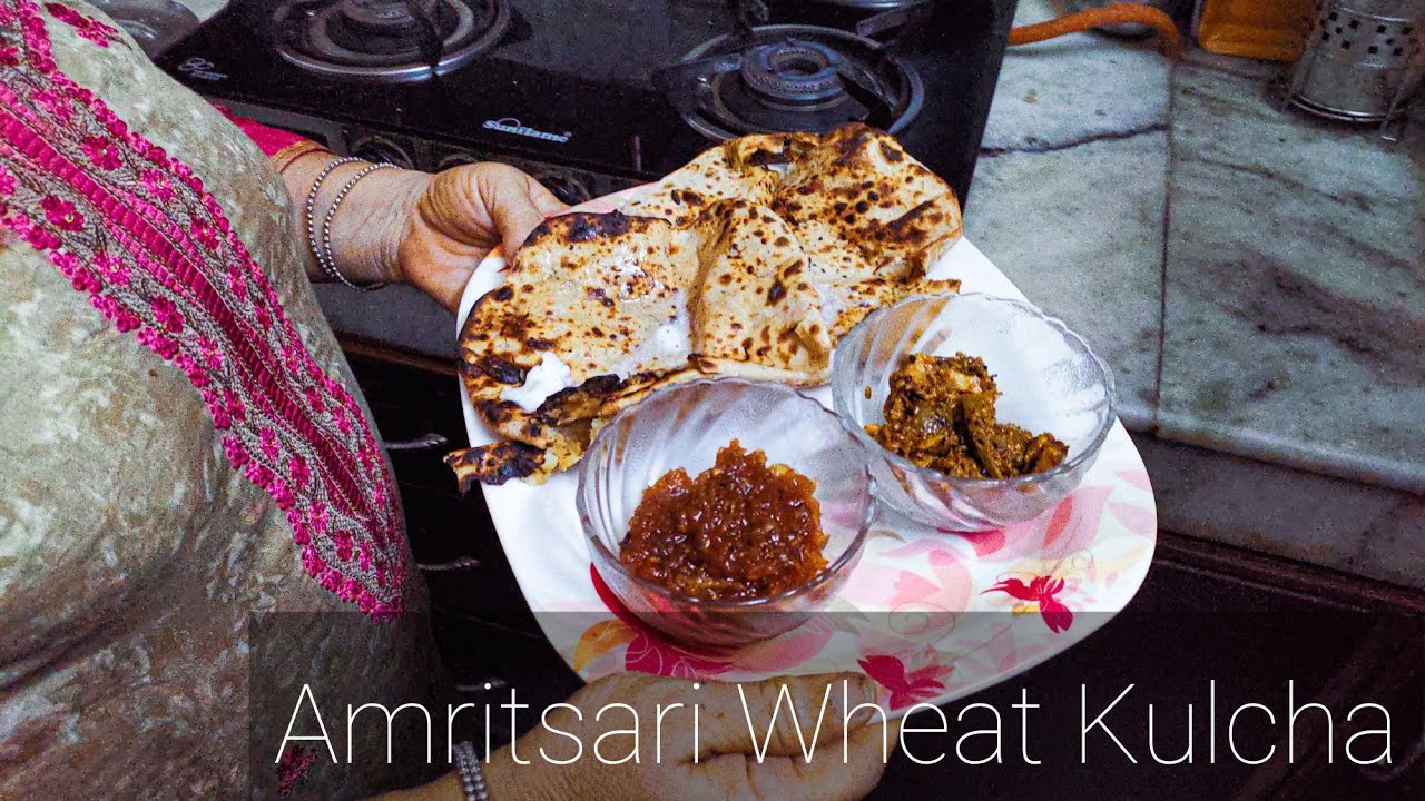 Amritsari Kulcha Recipe Stuffed Potato Wheat Kulcha By Chef Sunita