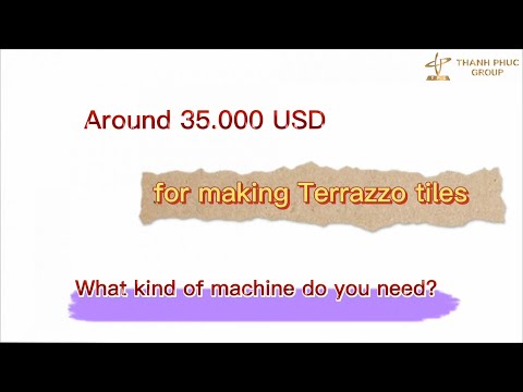 Making Terrazzo Tiles - What kind of machine you need