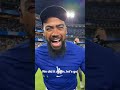 Live reactions on the field from your 2025 NL Champs! #dodgers #sports #losangeles