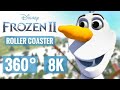 360 VR video 8K Disney Frozen 2 Roller Coaster Christmas Xmas 360°