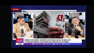 Entrevista Diario La República Anthony Ramos Vargas Renajuv Beca18 Y Desfinanciamiento Pronabec